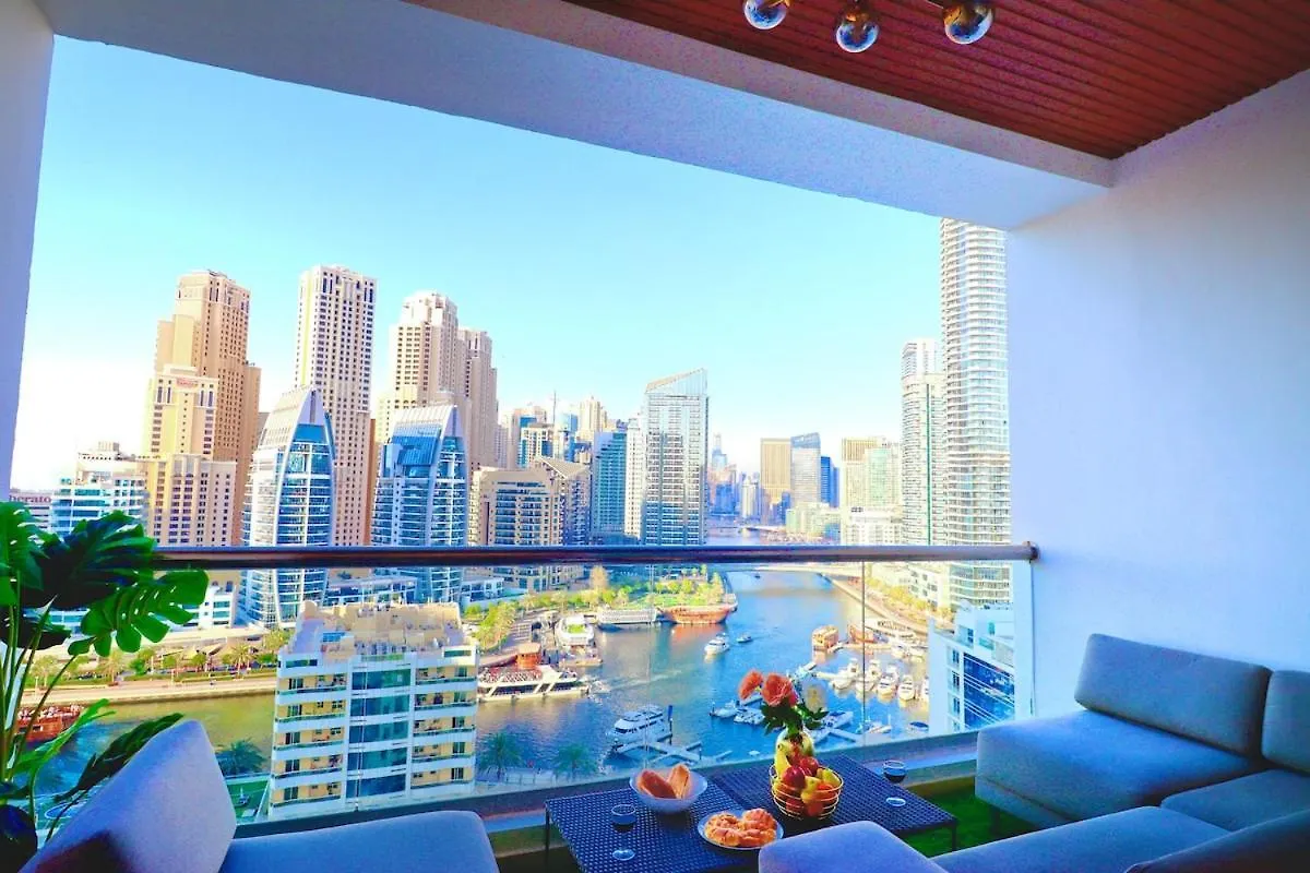 Apartment Lavish 3Br Retreat With Lovely Marina & Sea Views Dubai