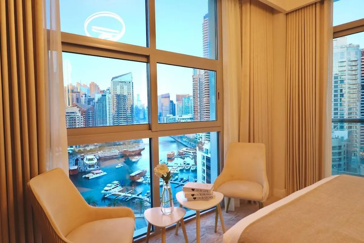 Apartment Lavish 3Br Retreat With Lovely Marina & Sea Views Dubai