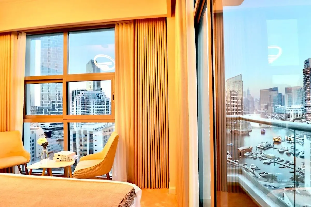 Lavish 3Br Retreat With Lovely Marina & Sea Views Dubai Apartment