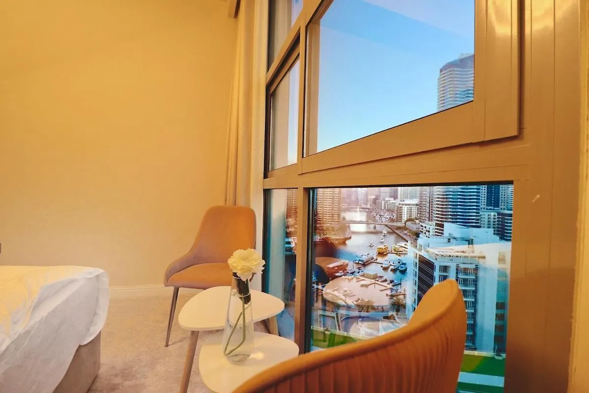 Lavish 3Br Retreat With Lovely Marina & Sea Views Dubai 0*,