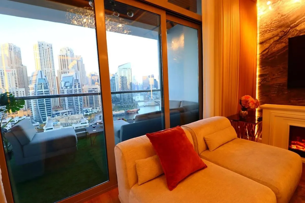Lavish 3Br Retreat With Lovely Marina & Sea Views Dubai 0*,