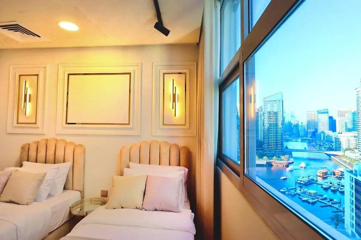 Apartment Lavish 3Br Retreat With Lovely Marina & Sea Views Dubai